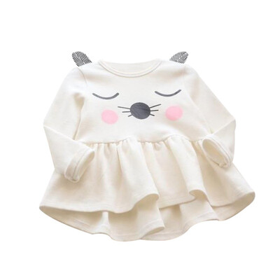 Autumn Casual Baby Kids Girls Long Sleeve Dress Cartoon Ear Print Dress Children Princess Pageant Dresses
Autumn Casual Baby Kids Girls Long Sleeve Dress Cartoon Ear Print Dress Children Princess Pageant Dresses