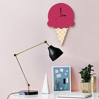 Gobestart Nordic Style Ice Cream Wall Clock Silent Wooden Clock for Home Living Room
Gobestart Nordic Style Ice Cream Wall Clock Silent Wooden Clock for Home Living Room