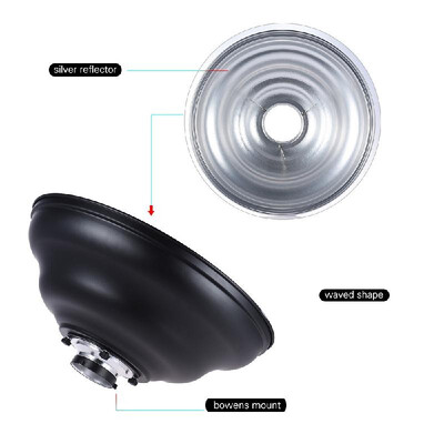 70cm 276 Inch Waved Beauty Dish Reflector with Honeycomb Soft Cloth Two Mini Reflectors Photography Accessory for Bowens Mount
70cm 276 Inch Waved Beauty Dish Reflector with Honeycomb Soft Cloth Two Mini Reflectors Photography Accessory for Bowens Mount