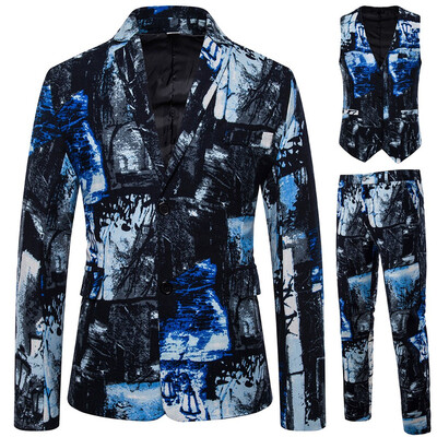 Toponeto Mens Suit Slim Vintage Ethnic Style Party 3-Piece Jacket Coat & Pants&Vest
Toponeto Mens Suit Slim Vintage Ethnic Style Party 3-Piece Jacket Coat & Pants&Vest