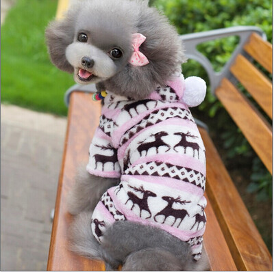 New Pet Dog Winter Coat Puppy Soft Warm Clothes Snowflake Deer Printed Hoodies Jumpsuit For Small And Medium Dogs Clothing
New Pet Dog Winter Coat Puppy Soft Warm Clothes Snowflake Deer Printed Hoodies Jumpsuit For Small And Medium Dogs Clothing