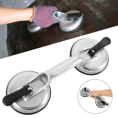 Heavy Duty Aluminum Double Handle Suction Cup Plate Professional Glass PullerLifterGripper 2 Claw
Heavy Duty Aluminum Double Handle Suction Cup Plate Professional Glass PullerLifterGripper 2 Claw