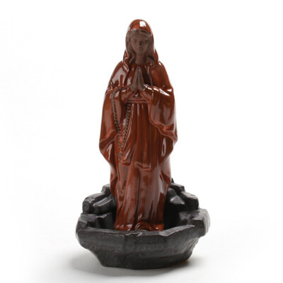 Ceramic Jesus Christ Virgin Mary Statue Figurine Backflow Incense Holder Incense Burner Stick Censer 10PCS Incense Cones
Ceramic Jesus Christ Virgin Mary Statue Figurine Backflow Incense Holder Incense Burner Stick Censer 10PCS Incense Cones