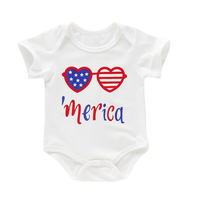 Children Baby Bodysuits USA Independence Day Printed Clothing Jumpsuits Newborns Infants USA Shipping
Children Baby Bodysuits USA Independence Day Printed Clothing Jumpsuits Newborns Infants USA Shipping