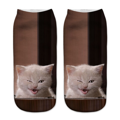 1Pair Women Low Cut Ankle Socks Funny Socks Cat Cartoon 3D Printing Socks Cotton Hosiery Printed Socks
1Pair Women Low Cut Ankle Socks Funny Socks Cat Cartoon 3D Printing Socks Cotton Hosiery Printed Socks
