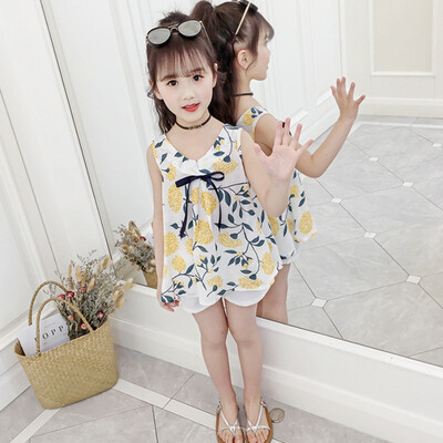 Summer Casual Baby Girls Flower Pattern Sleeveless Dress With Shorts Kids Toddler Pageant Sundress Set
Summer Casual Baby Girls Flower Pattern Sleeveless Dress With Shorts Kids Toddler Pageant Sundress Set