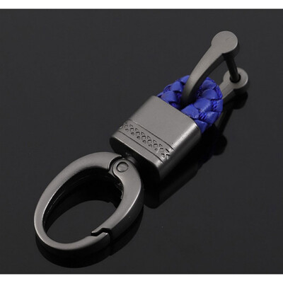 Hot sale New key chain key ring Creative hand-woven leather rope buckle waist keyrings for car
Hot sale New key chain key ring Creative hand-woven leather rope buckle waist keyrings for car