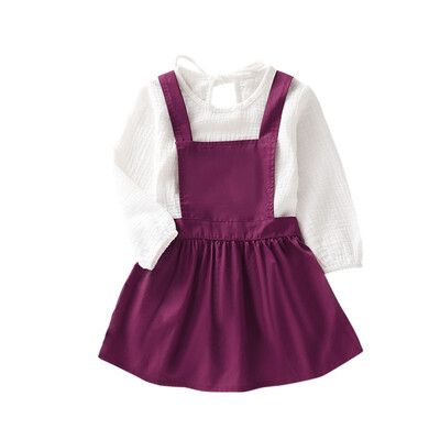 Autumn Baby Girl Long Sleeve Cotton T-shirt Blouse Strap Suspenders Skirts Casual Outfits Set
Autumn Baby Girl Long Sleeve Cotton T-shirt Blouse Strap Suspenders Skirts Casual Outfits Set