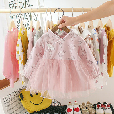 Autumn Girls Round Neck Mesh Stitching Gauze Princess Flower Cute Sweet Long Sleeve Dress New
Autumn Girls Round Neck Mesh Stitching Gauze Princess Flower Cute Sweet Long Sleeve Dress New