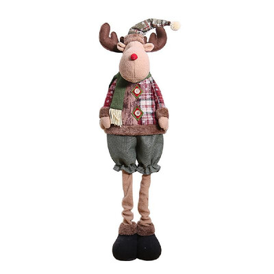 Christmas Telescopic Doll Santa Snowman Elk Ornament Window Decoration Snowflake Lattice Clothing Shorts Medium Size
Christmas Telescopic Doll Santa Snowman Elk Ornament Window Decoration Snowflake Lattice Clothing Shorts Medium Size