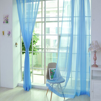 Gobestart 1 PCS Pure Color Tulle Door Window Curtain Drape Panel Sheer Scarf Valances
Gobestart 1 PCS Pure Color Tulle Door Window Curtain Drape Panel Sheer Scarf Valances