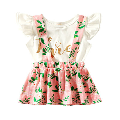 Summer Casual Fashion Baby Girl Sleeveless Top And Floral Printing Suspender Dress Set
Summer Casual Fashion Baby Girl Sleeveless Top And Floral Printing Suspender Dress Set
