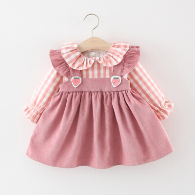 Spring Autumn Newborn Plaid Dress Infant Baby Clothes Girl Clothing Cartoon Princess Long Sleeve Dress Sweet Girls Dresses
Spring Autumn Newborn Plaid Dress Infant Baby Clothes Girl Clothing Cartoon Princess Long Sleeve Dress Sweet Girls Dresses