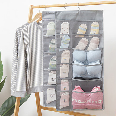 Gobestart Double Side Oxford cloth Wall WardrobeBag Sorting Hanger Organizer Bra Underwear
Gobestart Double Side Oxford cloth Wall WardrobeBag Sorting Hanger Organizer Bra Underwear