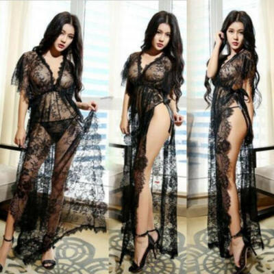 Sexy Womens Beach Lace Split Long Dress Lingerie Deep V Underwear Nightdress NEW
Sexy Womens Beach Lace Split Long Dress Lingerie Deep V Underwear Nightdress NEW