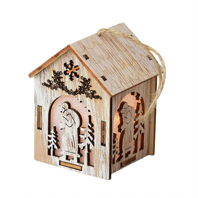 Gobestart LED Light Wood House Cute Christmas Tree Ornaments Holiday Decoration 85x58cm
Gobestart LED Light Wood House Cute Christmas Tree Ornaments Holiday Decoration 85x58cm