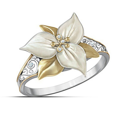 Retro Styl Two Tone Diamond Floral Ring Anniversary Gift Engagement Bridal Wedding Rings Jewelry Size 5-10
Retro Styl Two Tone Diamond Floral Ring Anniversary Gift Engagement Bridal Wedding Rings Jewelry Size 5-10