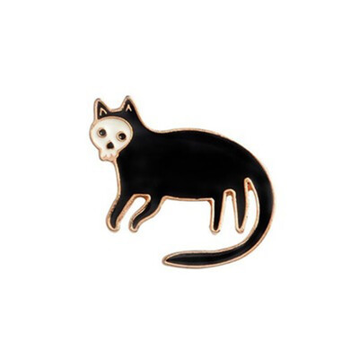 Cute Skull Face Enamel Pin Cat Shape Badges I Like Cats Lapel Pin For Clothes Hat Decoration Jewelry Gifts
Cute Skull Face Enamel Pin Cat Shape Badges I Like Cats Lapel Pin For Clothes Hat Decoration Jewelry Gifts