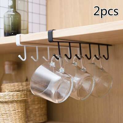 Premium 21pcs Metal 6 Hook Under Shelf Mug Cup Cupboard Kitchen Organiser Hanging Rack Holder
Premium 21pcs Metal 6 Hook Under Shelf Mug Cup Cupboard Kitchen Organiser Hanging Rack Holder