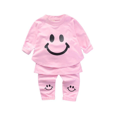 fashion Baby girls Clothes Warm Smile Print T-shirt Blouse Trousers Pants Autumn kid Baby Girls Set
fashion Baby girls Clothes Warm Smile Print T-shirt Blouse Trousers Pants Autumn kid Baby Girls Set