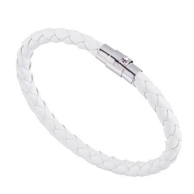 Creative Simplicity Magnetic Men Leather Rope Weaving Bracelet Hand Circle Unisex Pair Bracelet Jewellery Hot Gift
Creative Simplicity Magnetic Men Leather Rope Weaving Bracelet Hand Circle Unisex Pair Bracelet Jewellery Hot Gift