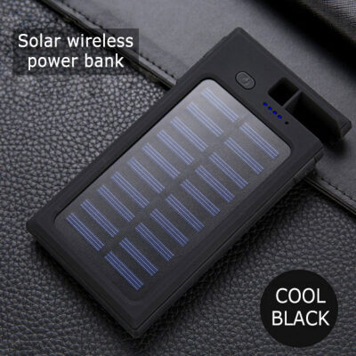 20000mAh Wireless Solar Power Bank 2 USB LED Portable Waterproof Battery Charger with Phone Holder
20000mAh Wireless Solar Power Bank 2 USB LED Portable Waterproof Battery Charger with Phone Holder