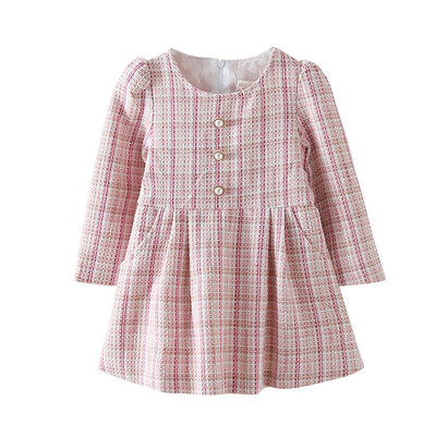 Baby Girl Dress 2-7T Children Autumn Girls Cute Solid Color Bottoming Long Sleeved Button Sweet Princess Dress
Baby Girl Dress 2-7T Children Autumn Girls Cute Solid Color Bottoming Long Sleeved Button Sweet Princess Dress