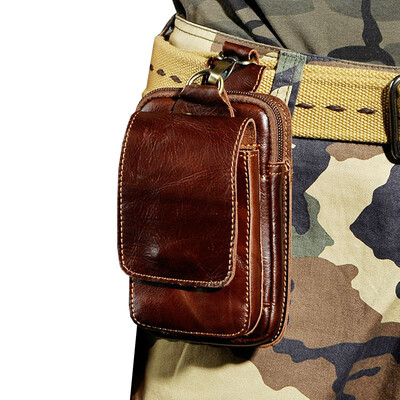 Men Vintage Leather Waist Fanny Pack Cell Phone Cover Case Belt Bum Bag Coin Purse Wallet Travel Pouch with Hook&Belt Loop
Men Vintage Leather Waist Fanny Pack Cell Phone Cover Case Belt Bum Bag Coin Purse Wallet Travel Pouch with Hook&Belt Loop