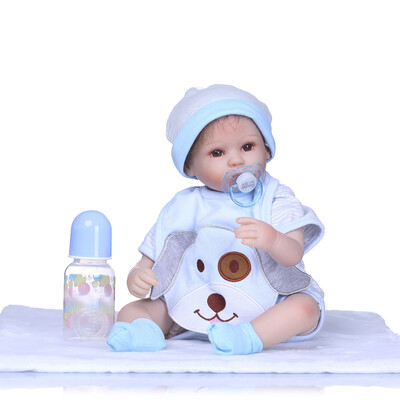 Reborn Baby Doll 16 inch Cloth Body Lifelike Toddler Doll Play House Toy Gift With Green Cloths
Reborn Baby Doll 16 inch Cloth Body Lifelike Toddler Doll Play House Toy Gift With Green Cloths