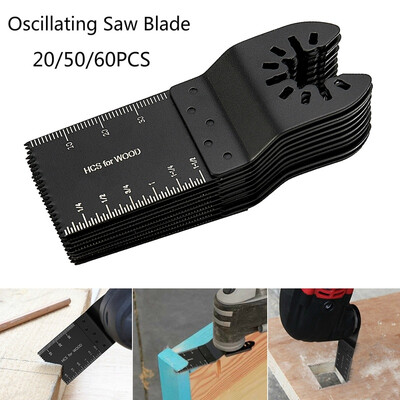 205060Pcs 34mm Carbon Steel Coarse Cutter Saw Blades Bi-metal Straight Wood Mix Oscillating Multitool Power Tool Kit
205060Pcs 34mm Carbon Steel Coarse Cutter Saw Blades Bi-metal Straight Wood Mix Oscillating Multitool Power Tool Kit