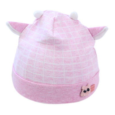 Baby fetal cap spring new baby solid color plaid head cap cotton soft two ear infant hat for 1-6M
Baby fetal cap spring new baby solid color plaid head cap cotton soft two ear infant hat for 1-6M