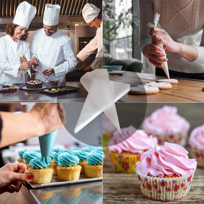 Gobestart Tipless Piping Bags Anti-Burst Icing Disposable Decorating Bags for All Size Tip
Gobestart Tipless Piping Bags Anti-Burst Icing Disposable Decorating Bags for All Size Tip