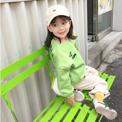 Baby Girls Cotton Sweater Long-Sleeved Cute Thickening Girls Cute Wild Round Neck Letter Printing T-Shirt Candy Color
Baby Girls Cotton Sweater Long-Sleeved Cute Thickening Girls Cute Wild Round Neck Letter Printing T-Shirt Candy Color
