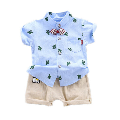 Kid Boys Short Sleeve Sets Summer Cartoon Cactus Print Tops Blouse T-shirtShorts Casual Outfits Sets
Kid Boys Short Sleeve Sets Summer Cartoon Cactus Print Tops Blouse T-shirtShorts Casual Outfits Sets