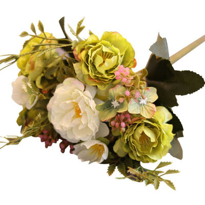 Simulation Bouquet Small Bud Silk Peonies with Leaves Simulation Flowers Peonies Plants with for Home Wedding Decoration
Simulation Bouquet Small Bud Silk Peonies with Leaves Simulation Flowers Peonies Plants with for Home Wedding Decoration