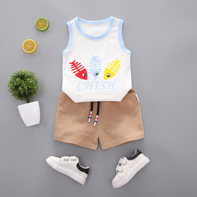 Summer Baby Boys Sleeveless Cooton Cartoon Print Tops Blouse VestShorts Casual Outfits Sets
Summer Baby Boys Sleeveless Cooton Cartoon Print Tops Blouse VestShorts Casual Outfits Sets