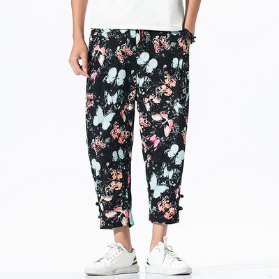 Gobestart Mens Casual Vintage Loose Cotton Linen Printing Patchwork Ankle-Length Pant
Gobestart Mens Casual Vintage Loose Cotton Linen Printing Patchwork Ankle-Length Pant