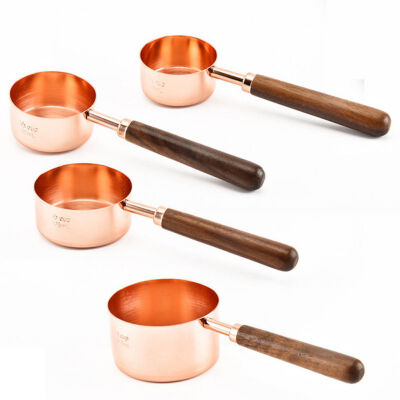 4Pcs Stainless steel Measuring Cups Set Luxury Walnut handle Kitchen Measuring Tools For Baking Coffee Tea
4Pcs Stainless steel Measuring Cups Set Luxury Walnut handle Kitchen Measuring Tools For Baking Coffee Tea