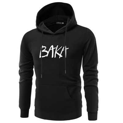New Fahsion Anime Men Sweatshirt Funny Anime Phrase Baka Printed Hooded Hoodie Black Long Sleeve Causal Sweatshirt Anime Gift
New Fahsion Anime Men Sweatshirt Funny Anime Phrase Baka Printed Hooded Hoodie Black Long Sleeve Causal Sweatshirt Anime Gift
