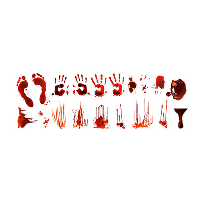 Halloween High Quality PVC Wall Stickers Window Clings Horrifying Bloody Drip Handprint wall decor Art Murals Room Decoration
Halloween High Quality PVC Wall Stickers Window Clings Horrifying Bloody Drip Handprint wall decor Art Murals Room Decoration