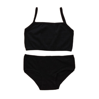 Solid Training Bra Underwear Sets Cotton Teenage Puberty Students Bra Vest Brassiere Panties
Solid Training Bra Underwear Sets Cotton Teenage Puberty Students Bra Vest Brassiere Panties