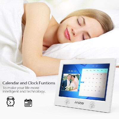 Andoer 101 Inch Digital Photo Picture Frame 1024600 Resolution TFT-LED Screen Support CalendarClockAlarm ClockPhotoMusicVid
Andoer 101 Inch Digital Photo Picture Frame 1024600 Resolution TFT-LED Screen Support CalendarClockAlarm ClockPhotoMusicVid