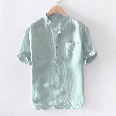Toponeto Mens Baggy Stripe Cotton Linen Short Sleeve Button Pocket T Shirts Tops Blouse
Toponeto Mens Baggy Stripe Cotton Linen Short Sleeve Button Pocket T Shirts Tops Blouse