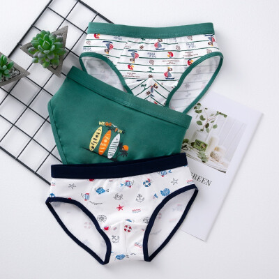3PCS Casual Baby Boy Underpants Cute Cartoon Printing Panties Childrens Elastic Band Underpants Kids Briefs Wears 3-14Y
3PCS Casual Baby Boy Underpants Cute Cartoon Printing Panties Childrens Elastic Band Underpants Kids Briefs Wears 3-14Y