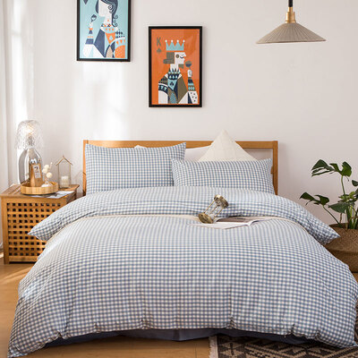 Yingxin textile three-piece cotton simple dormitory sheets quilt covers three-piece suit 12 meters bed dyeing refers to the fleeting
Yingxin textile three-piece cotton simple dormitory sheets quilt covers three-piece suit 12 meters bed dyeing refers to the fleeting