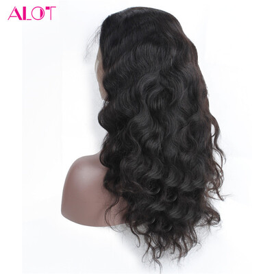 ALOT Body Wave 360 Lace Frontal Wigs Brazilian Virgin Human Hair Wigs With Baby Hair Pre Plucked Hairline 150 Density 10-22 Inch
ALOT Body Wave 360 Lace Frontal Wigs Brazilian Virgin Human Hair Wigs With Baby Hair Pre Plucked Hairline 150 Density 10-22 Inch