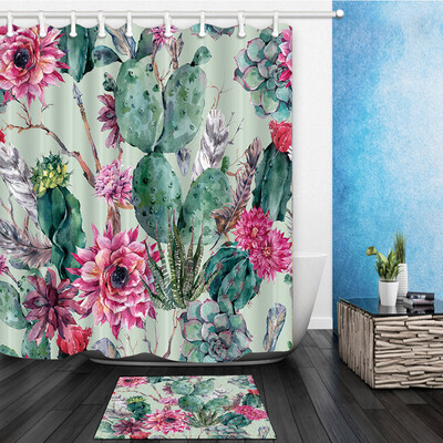 71 X 71 Inch digital printing Anti Bacterial Waterproof Polyester Shower Curtain set
71 X 71 Inch digital printing Anti Bacterial Waterproof Polyester Shower Curtain set