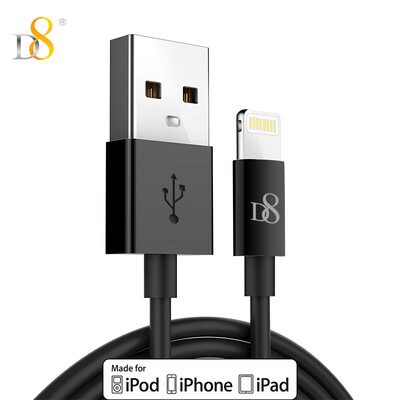 D8 MFI certified Apple data line mobile tablet charger charger power cord support iphone 6s78XPlus 1 meter black
D8 MFI certified Apple data line mobile tablet charger charger power cord support iphone 6s78XPlus 1 meter black