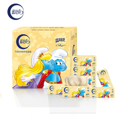 Blue moon blue elven series of natural pumping non-bleaching dust-free layer 3 120 paper 18 package
Blue moon blue elven series of natural pumping non-bleaching dust-free layer 3 120 paper 18 package