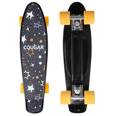 Cougar COUGAR small fish skateboard children adult four-wheel road plate D170407 Black Star
Cougar COUGAR small fish skateboard children adult four-wheel road plate D170407 Black Star